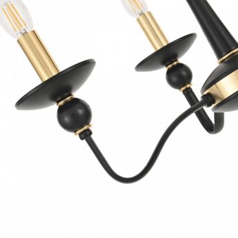 Люстра 820201.1.5.200.U.E14 Bk.Gd Arte Milano