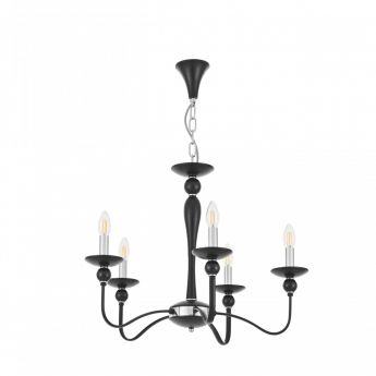 Люстра 820201.1.5.200.U.E14 Bk.Cr Arte Milano