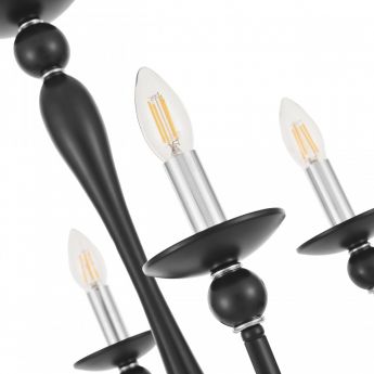 Люстра 820201.1.5.200.U.E14 Bk.Cr Arte Milano