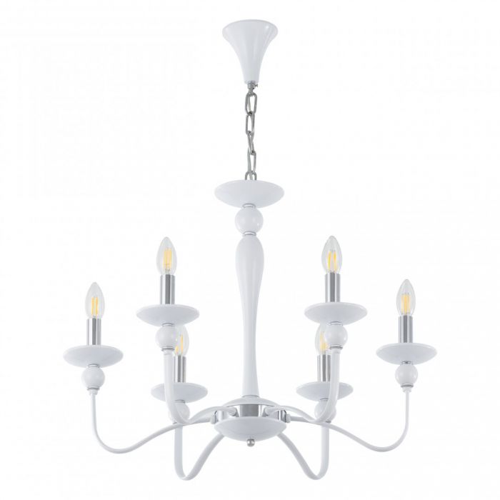 Люстра 820201.1.6.200.U.E14 Wh.Cr Arte Milano