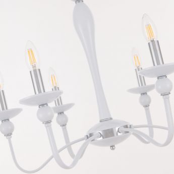 Люстра 820201.1.6.200.U.E14 Wh.Cr Arte Milano