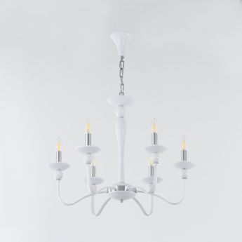 Люстра 820201.1.6.200.U.E14 Wh.Cr Arte Milano