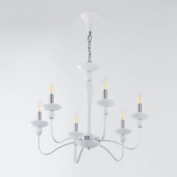 Люстра 820201.1.6.200.U.E14 Wh.Cr Arte Milano