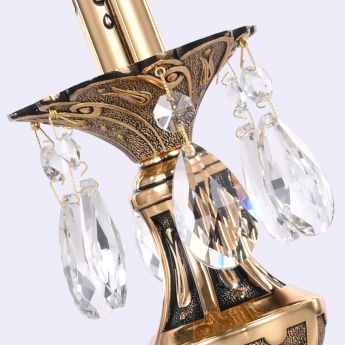 Настольная лампа AL77200L/1-25 GB Bohemia Ivele Crystal