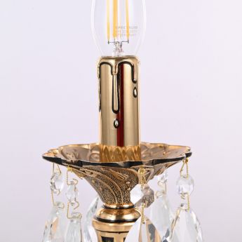 Настольная лампа AL77200L/1-25 GB Bohemia Ivele Crystal