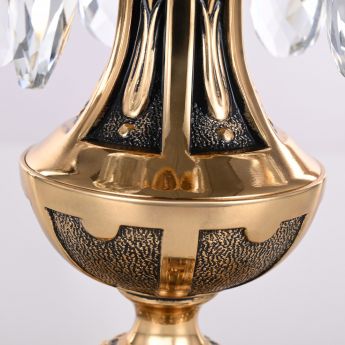 Настольная лампа AL77200L/1-25 GB Bohemia Ivele Crystal