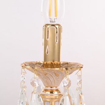 Настольная лампа AL77200L/1-25 GW Bohemia Ivele Crystal