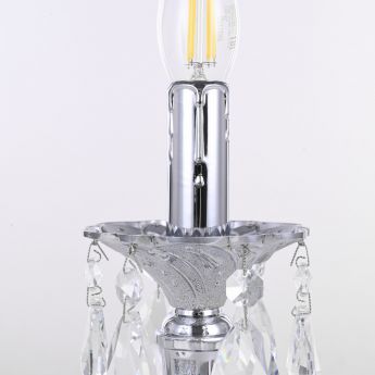 Настольная лампа AL77200L/1-25 Ni Bohemia Ivele Crystal