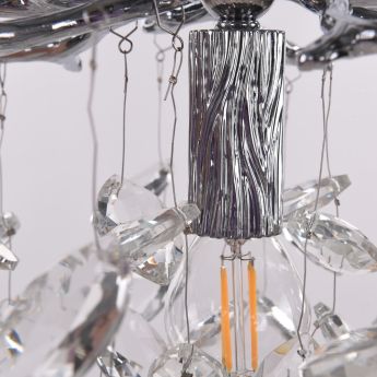 Подвесной светильник в виде веточек 230110.210.1.E14.D CR Arte Milano