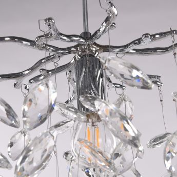 Подвесной светильник в виде веточек 230110.210.1.E14.D CR Arte Milano