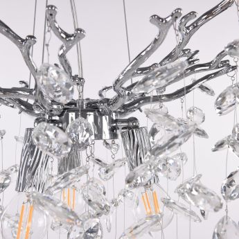 Люстра в виде веточек 230110.360.3.E14.D CR Arte Milano
