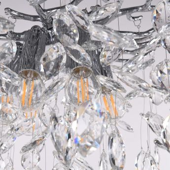 Люстра в виде веточек 230110.480.6.E14.D CR Arte Milano