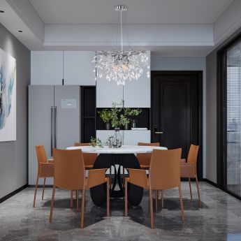 Люстра в виде веточек 230110.480.6.E14.D CR Arte Milano