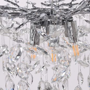 Люстра в виде веточек 230110.480.6.E14.D CR Arte Milano