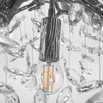 Люстра в виде веточек 230110.760.10.E14.D CR Arte Milano