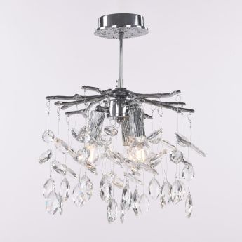 Подвесной светильник в виде веточек 230111.300.3.E14.D CR Arte Milano