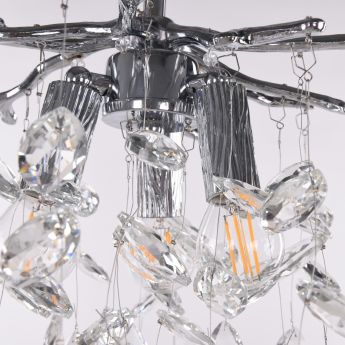 Подвесной светильник в виде веточек 230111.300.3.E14.D CR Arte Milano