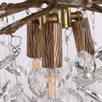 Подвесной светильник в виде веточек 230111.300.3.E14.D FB Arte Milano