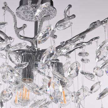Люстра в виде веточек 230111.360.3.E14.D CR Arte Milano