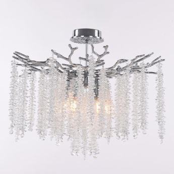 Люстра в виде веточек 230111.480.6.E14.A CR Arte Milano