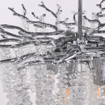 Люстра в виде веточек 230111.480.6.E14.A CR Arte Milano