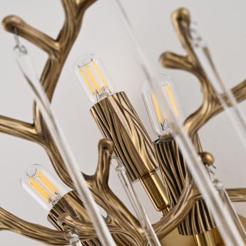 Бра в виде веточек 230122.395.3.E14.I FB Arte Milano