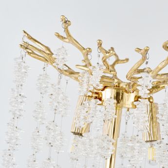 Настольная лампа в виде веточек 230131.360-610.3.E14.B1 GW Arte Milano