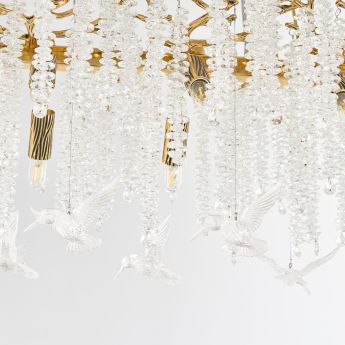 Люстра в виде веточек 230210.1000.10.E14.A2 GB BRD-CLEAR Arte Milano