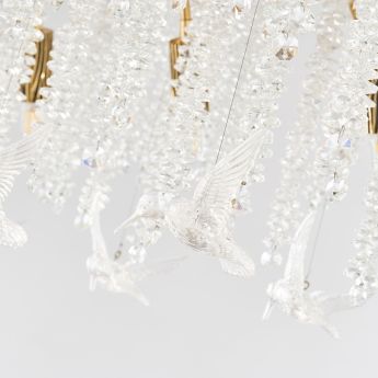 Люстра в виде веточек 230210.1000.10.E14.A2 GB BRD-CLEAR Arte Milano