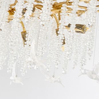 Люстра в виде веточек 230210.1000.10.E14.A2 GB BRD-CLEAR Arte Milano