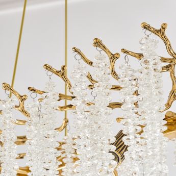 Люстра в виде веточек 230210.1000.10.E14.A2 GB BRD-CLEAR Arte Milano