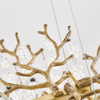 Люстра в виде веточек 230210.700.6.E14.B1 FB Arte Milano