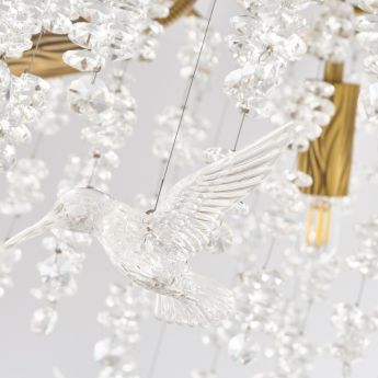 Люстра в виде веточек 230210.700.6.E14.B1 FB BRD-Clear Arte Milano