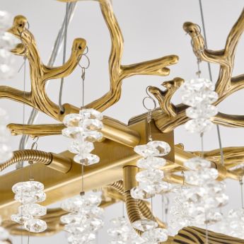 Люстра в виде веточек 230210.700.6.E14.B1 FB BRD-Clear Arte Milano