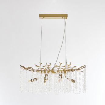 Люстра в виде веточек 230210.700.6.E14.B1 FB BUT-Clear Arte Milano