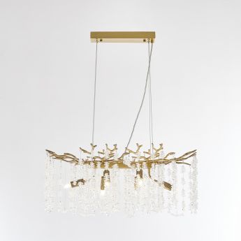 Люстра в виде веточек 230210.700.6.E14.B1 FB BUT-Clear Arte Milano