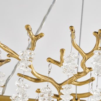 Люстра в виде веточек 230210.700.6.E14.B1 FB BUT-Clear Arte Milano