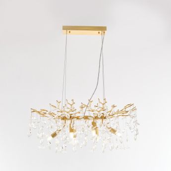 Люстра в виде веточек 230210.700.6.E14.D2 GD BUT-Clear Arte Milano