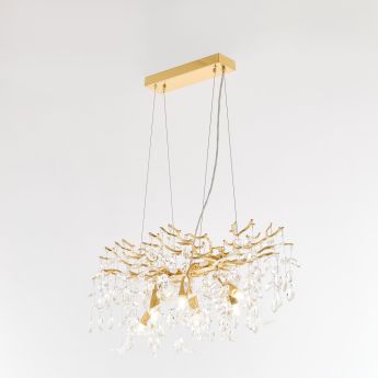 Люстра в виде веточек 230210.700.6.E14.D2 GD BUT-Clear Arte Milano