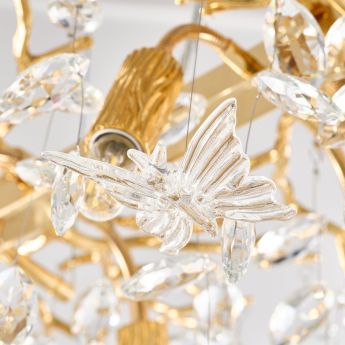 Люстра в виде веточек 230210.700.6.E14.D2 GD BUT-Clear Arte Milano