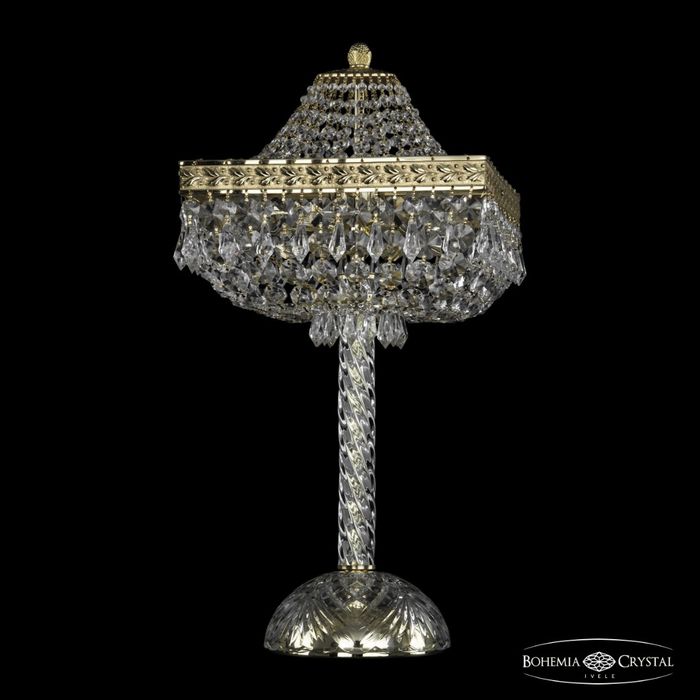 Настольная лампа хрустальная 19272L4/H/25IV G Bohemia Ivele Crystal