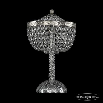 Настольная лампа хрустальная 19281L4/25IV Ni Bohemia Ivele Crystal