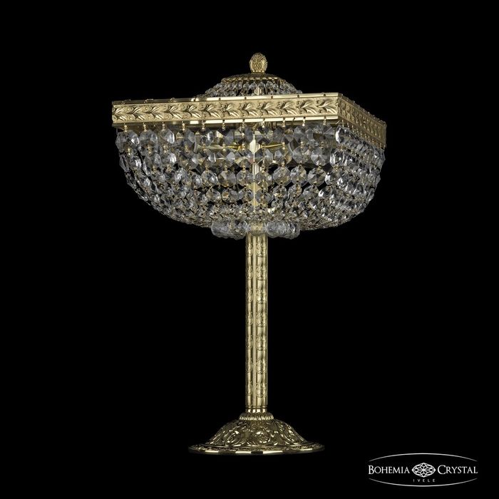 Настольная лампа хрустальная 19282L6/25IV G Bohemia Ivele Crystal