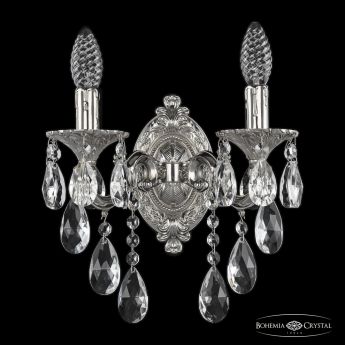 Бра бронзовые 7201B11/2/125 B Ni Bohemia Ivele Crystal
