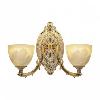 Бра бронзовые 7211B12P/2/210 GW P1 U Angel Bohemia Ivele Crystal