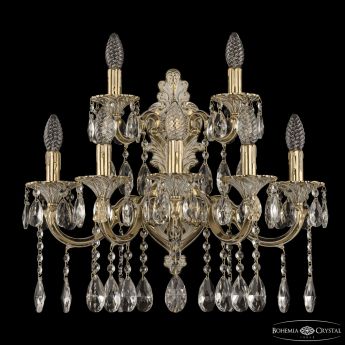 Бра бронзовые 7201B16/5+2/210 A GW Bohemia Ivele Crystal
