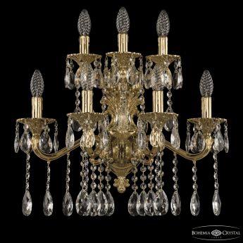 Бра бронзовые 7202B16/4+3/210 A G Bohemia Ivele Crystal